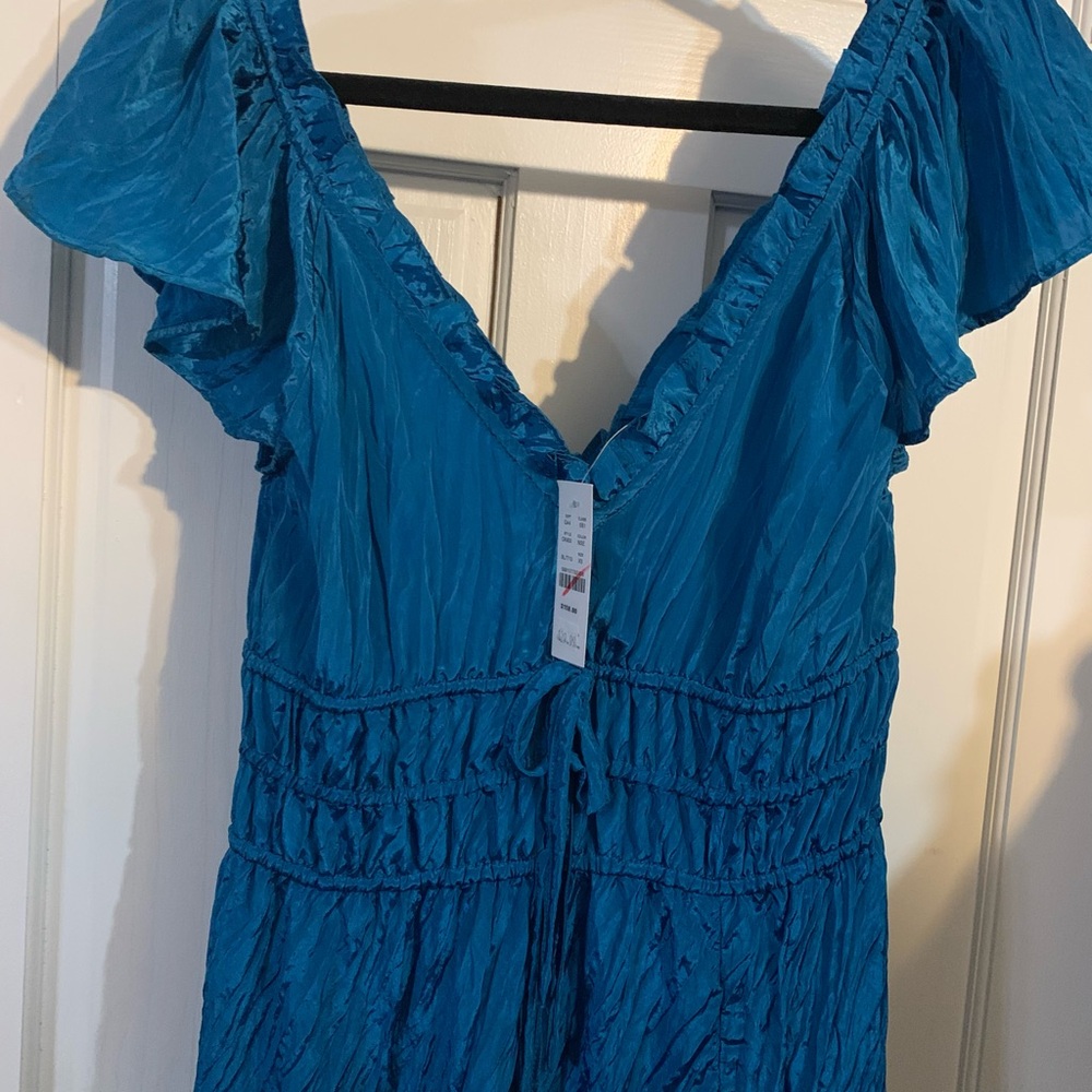 J. Crew Palermo dress in viscose-blend crinkle - Picture 7 of 10